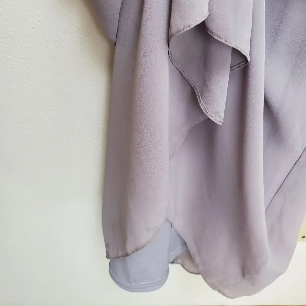 Show Me Your Mumu Lauren Tie Maxi Dress in gray - Picture 9 of 11